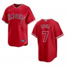 Angels #7 Jo Adell Red Stitched Jersey