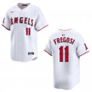 Angels #11 Jim Fregosi White Stitched Jersey