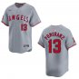 Angels #13 Drew Pomeranz Gray Stitched Jersey