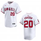 Angels #20 Adam Frazier White Stitched Jersey
