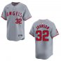 Angels #32 Ryan Johnson Gray Stitched Jersey