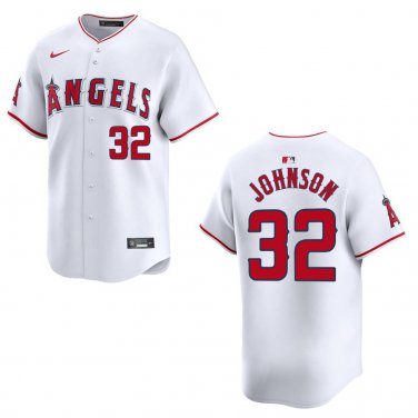Angels #32 Ryan Johnson White Stitched Jersey