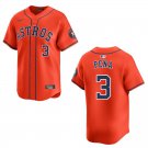 Astros #3 Jeremy Pena Orange Stitched Jersey Astros #3 Jeremy Pena Orange Stitched Jersey