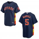 Astros #5 Jeff Bagwell Navy Stitched Jersey