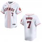 Astros #7 Craig Biggio White Stitched Jersey