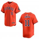 Astros #11 Cam Smith Orange Stitched Jersey Astros #11 Cam Smith Orange Stitched Jersey
