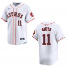 Astros #11 Cam Smith White Stitched Jersey