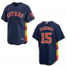 Astros #15 Isaac Paredes Navy Stitched Jersey