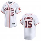 Astros #15 Isaac Paredes White Stitched Jersey