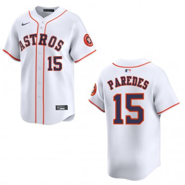 Astros #15 Isaac Paredes White Stitched Jersey