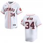 Astros #34 Nolan Ryan White Stitched Jersey