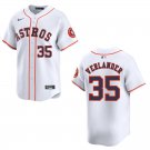 Astros #35 Justin Verlander White Stitched Jersey