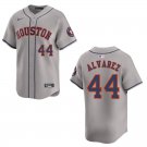Astros #44 Yordan Alvarez Gray Stitched Jersey