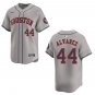 Astros #44 Yordan Alvarez Gray Stitched Jersey