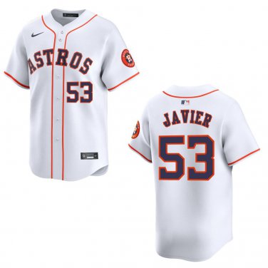 Astros #53 Cristian Javier White Stitched Jersey