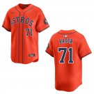 Astros #71 Josh Hader Orange Stitched Jersey