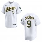 Athletics #9 Reggie Jackson White Stitched Jersey