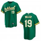 Athletics #19 Mason Miller Green Stitched Jersey