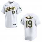 Athletics #19 Mason Miller White Stitched Jersey