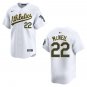 Athletics #22 Jeff McNeil White Stitched Jersey