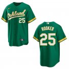 Athletics #25 Brent Rooker Green Stitched Jersey