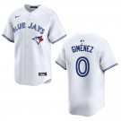 Blue Jays #0 Andres Gimenez White Stitched Jersey