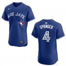 Blue Jays #4 George Springer Royal Blue Stitched Jersey