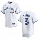 Blue Jays #5 Daulton Varsho White Stitched Jersey