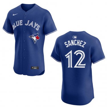 Blue Jays #12 Jesus Sanchez Royal Blue Stitched Jersey