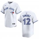 Blue Jays #12 Jesus Sanchez White Stitched Jersey