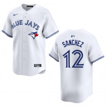Blue Jays #12 Jesus Sanchez White Stitched Jersey