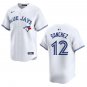 Blue Jays #12 Jesus Sanchez White Stitched Jersey