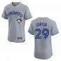 Blue Jays #29 Joe Carter Gray Stitched Jersey