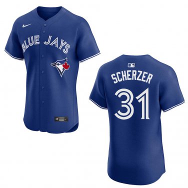 Blue Jays #31 Max Scherzer Royal Blue Stitched Jersey