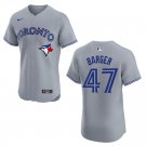 Blue Jays #47 Addison Barger Gray Stitched Jersey