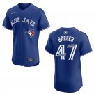 Blue Jays #47 Addison Barger Royal Blue Stitched Jersey
