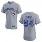 Blue Jays #84 Dylan Cease Gray Stitched Jersey
