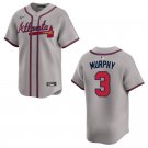 Braves #3 Dale Murphy Gray Stitched Jersey Braves #3 Dale Murphy Gray Stitched Jersey