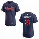 Braves #3 Dale Murphy Navy Stitched Jersey