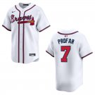 Braves #7 Jurickson Profar White Stitched Jersey