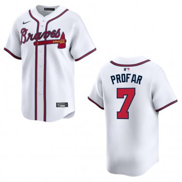 Braves #7 Jurickson Profar White Stitched Jersey