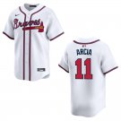Braves #11 Orlando Arcia White Stitched Jersey Braves #11 Orlando Arcia White Stitched Jersey