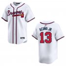 Braves #13 Ronald Acuna White Stitched Jersey