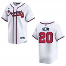 Braves #20 Jonah Heim White Stitched Jersey