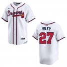 Braves #27 Austin Riley White Stitched Jersey