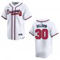 Braves #30 Drake Baldwin White Stitched Jersey