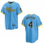 Brewers #4 Paul Molitor Light Blue Stitched Jersey