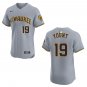 Brewers #19 Robin Yount Gray Stitched Jersey