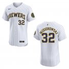 Brewers #32 Jacob Misiorowski White Stitched Jersey