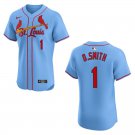 Cardinals #1 Ozzie Smith Blue Stitched Jersey